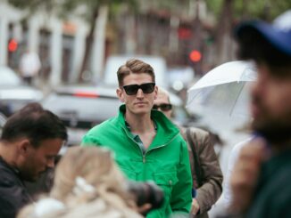 a person wearing sunglasses